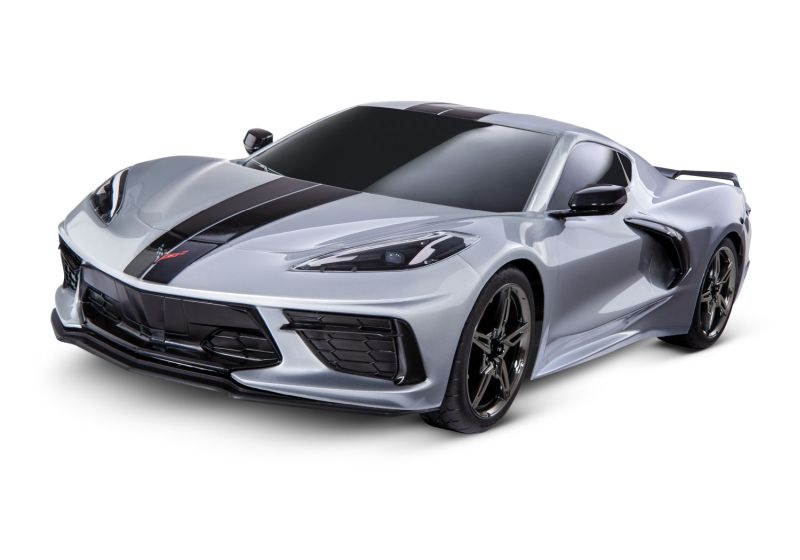 TRX93054-4SLVR SLVR 4Tec 3.0 Corvette C8 silber 1/9 Sp