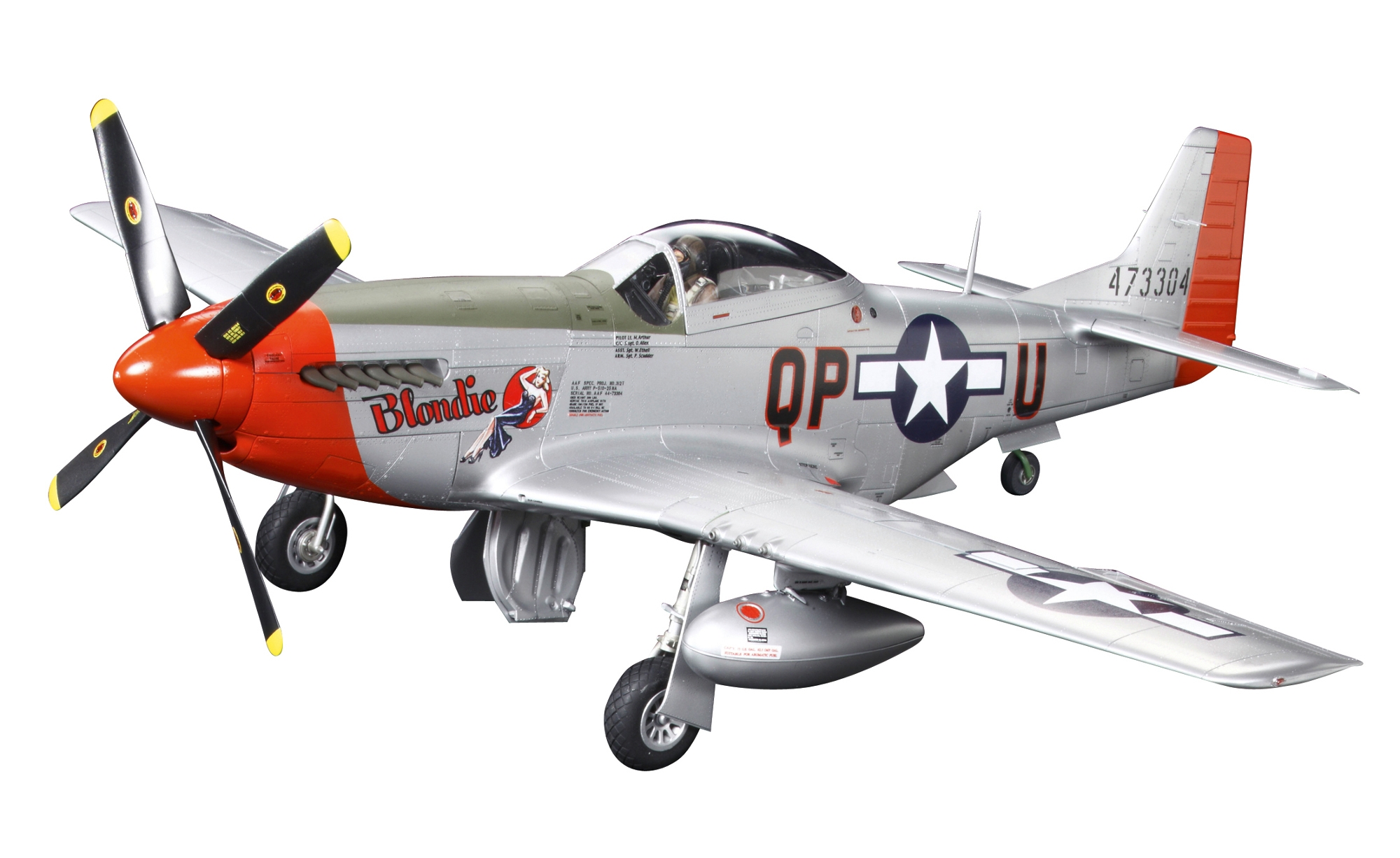 60322 WWII Noth American Mustang P-51D