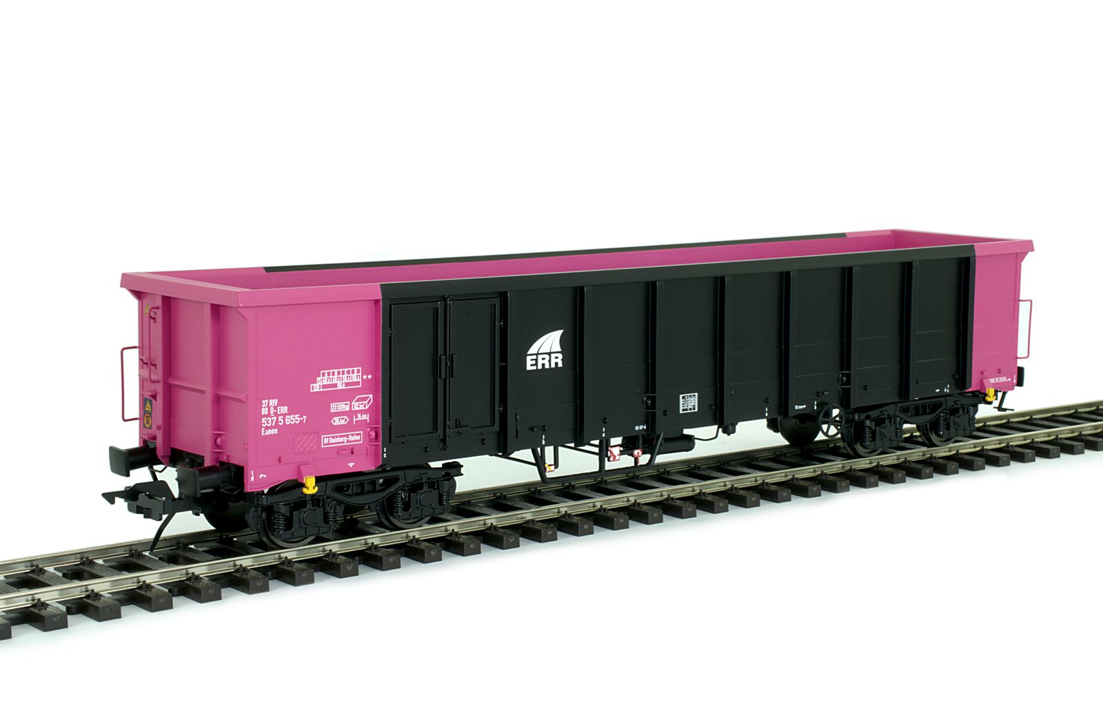 Lenz 42142-09 ERR Hochbordwagen Eanos - schwarz pink