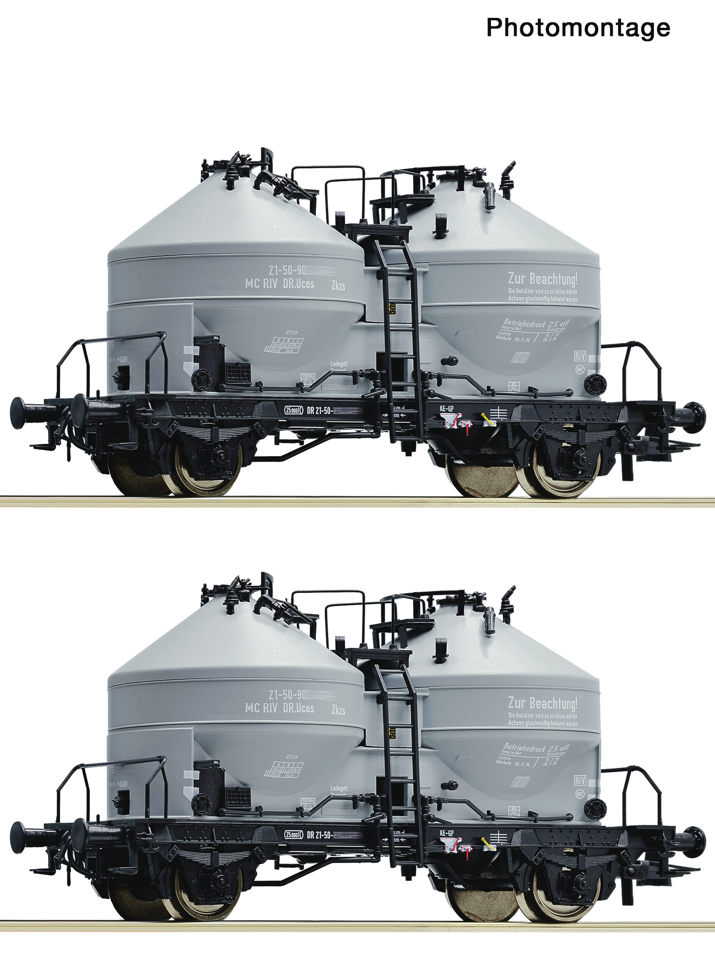 6600467 DR Zementsilowagen-Set 2-tlg. Uces Ep.4