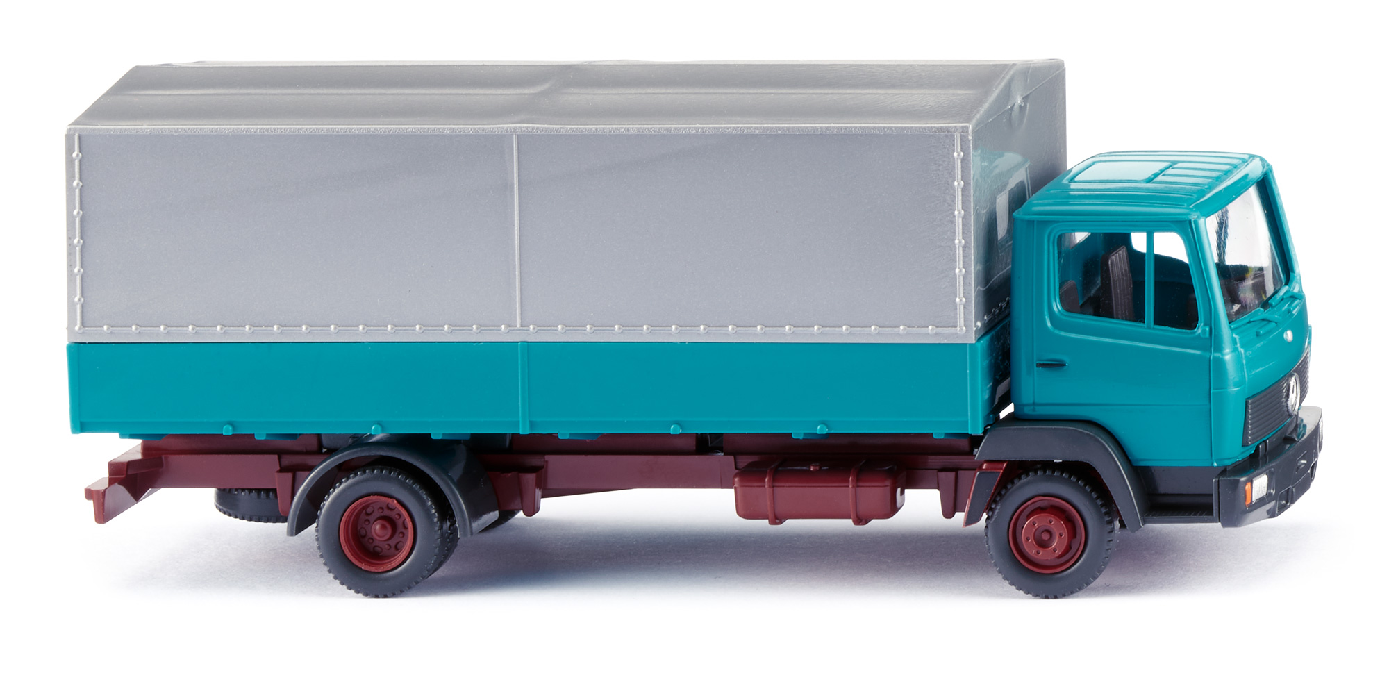 043121 MB LP814 Pritsche/Plane-Lkw türkis