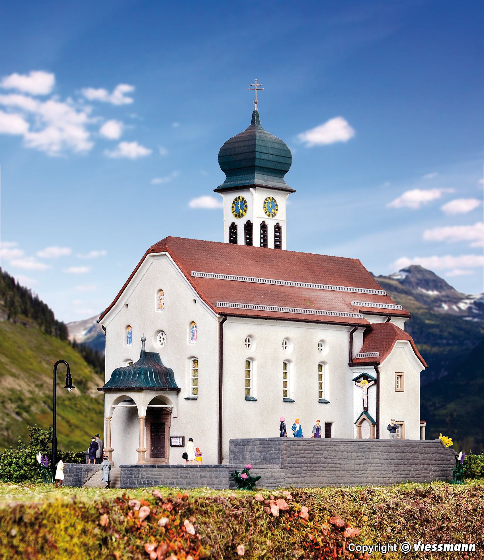 Kibri 37032 Kirche Wassen an der Gotthardbahn
