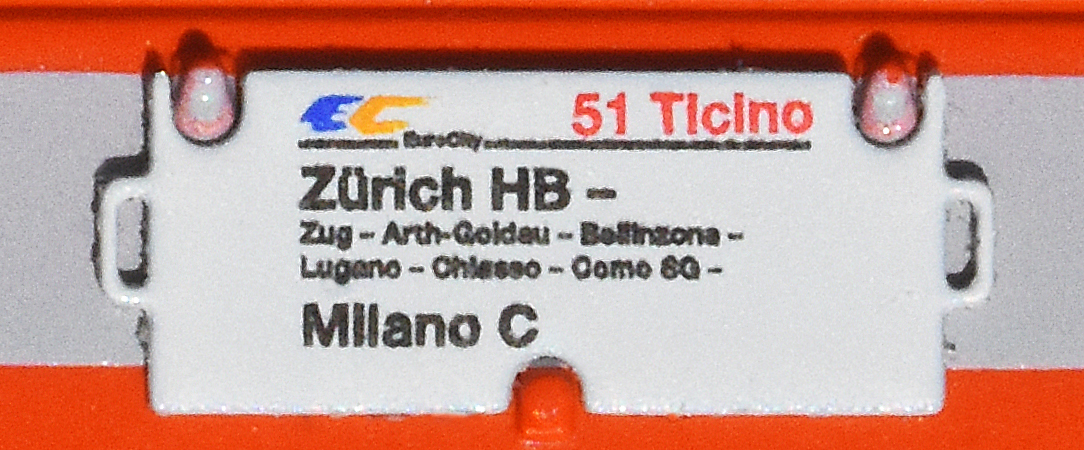LS Models PI9709 SBB Reisezugwagen-Set EC51/56 3-tlg Ep.4