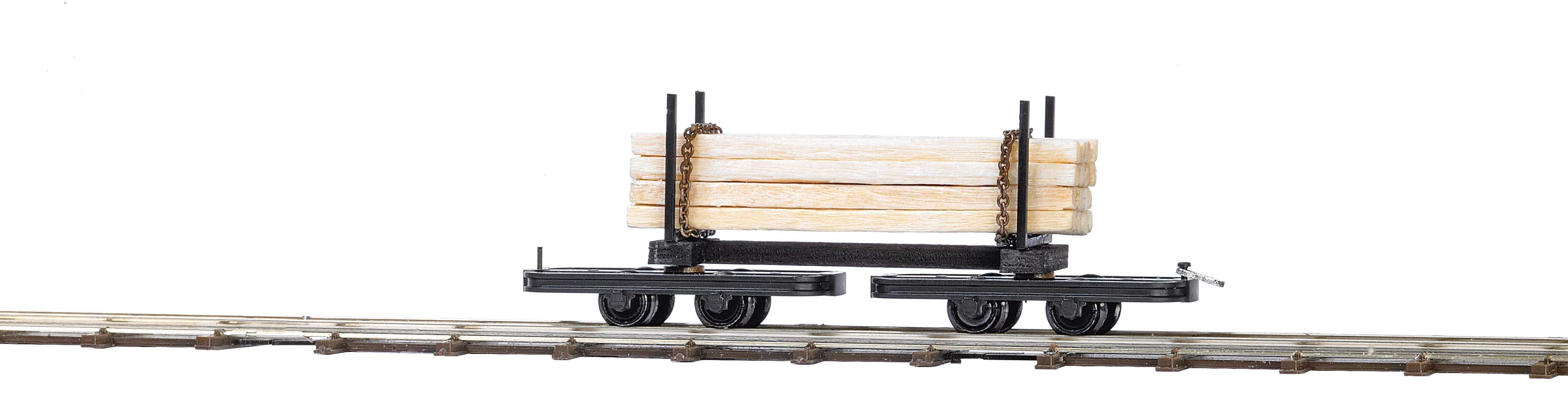 12221 Feldbahn Drehgestell Rungenwagen