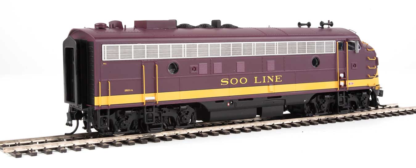 WalthersProto 49521 SOO Line Dieseloks FP7/F7B #2501AC