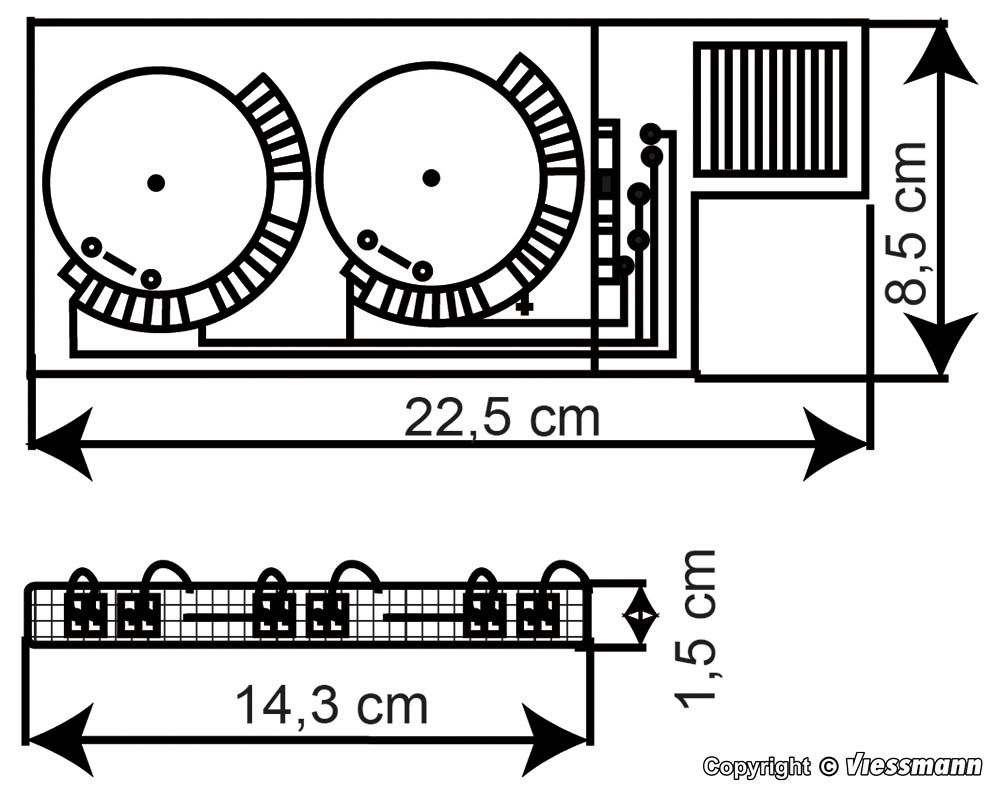 Kibri 37467 Zwei Hochtanks Miro
