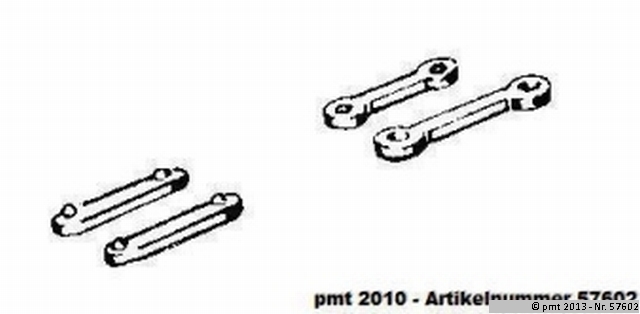 57602 Kuppeleisen kippbar, 20 St.