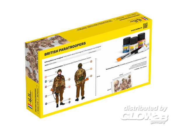 Heller 49623 Britische Fallschirmjäger