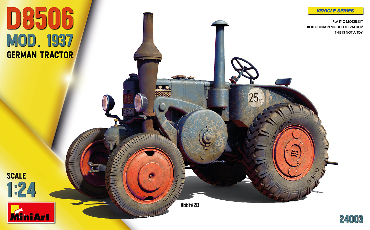 24003 1/24 Lanz Bulldog Traktor D8506 1937