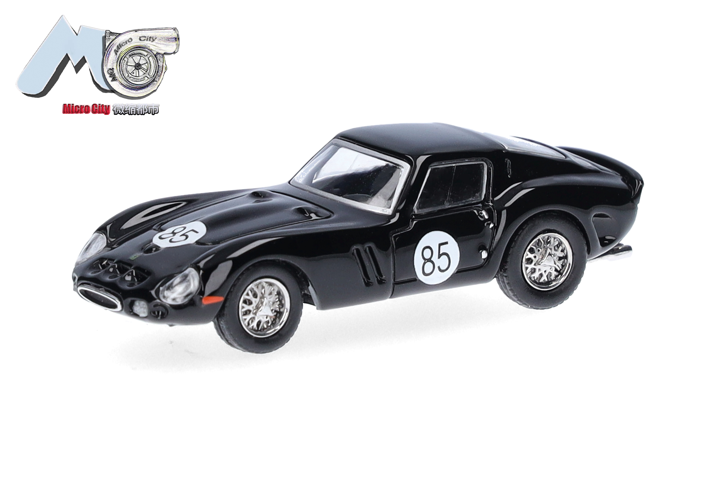87MC000061 MicroCity: Ferrari 250 GTO #85 schwarz