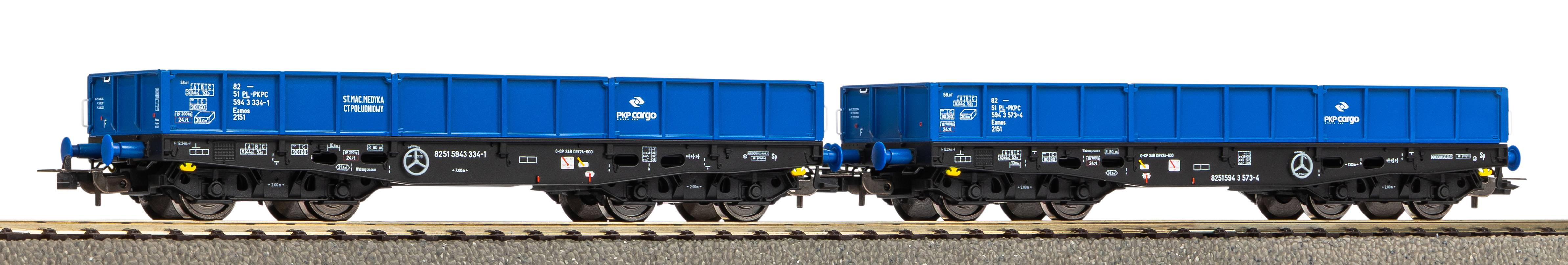 28313 PKP Cargo Güterwagen-Set 2-tlg 401Zb Ep6