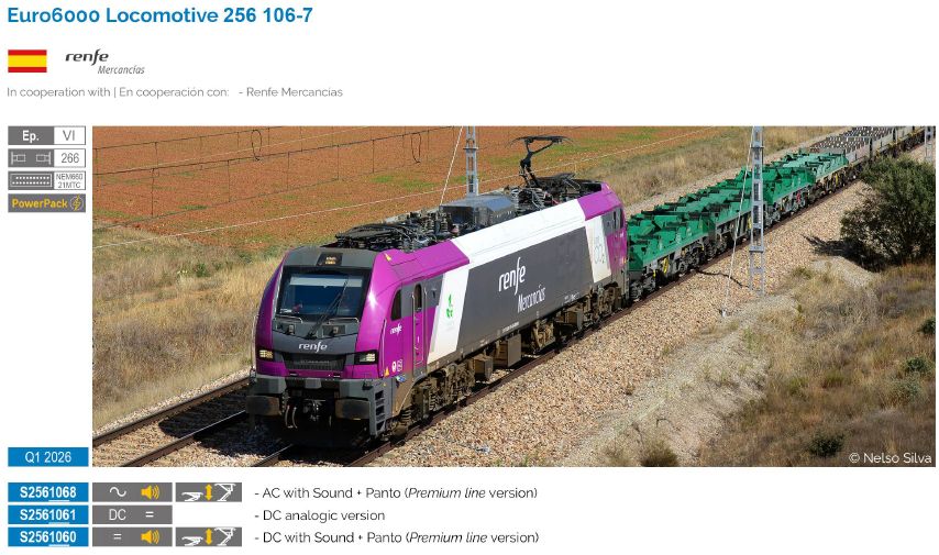 S2561060 Renfe Mercancías E-Lok Euro6000 Ep.6