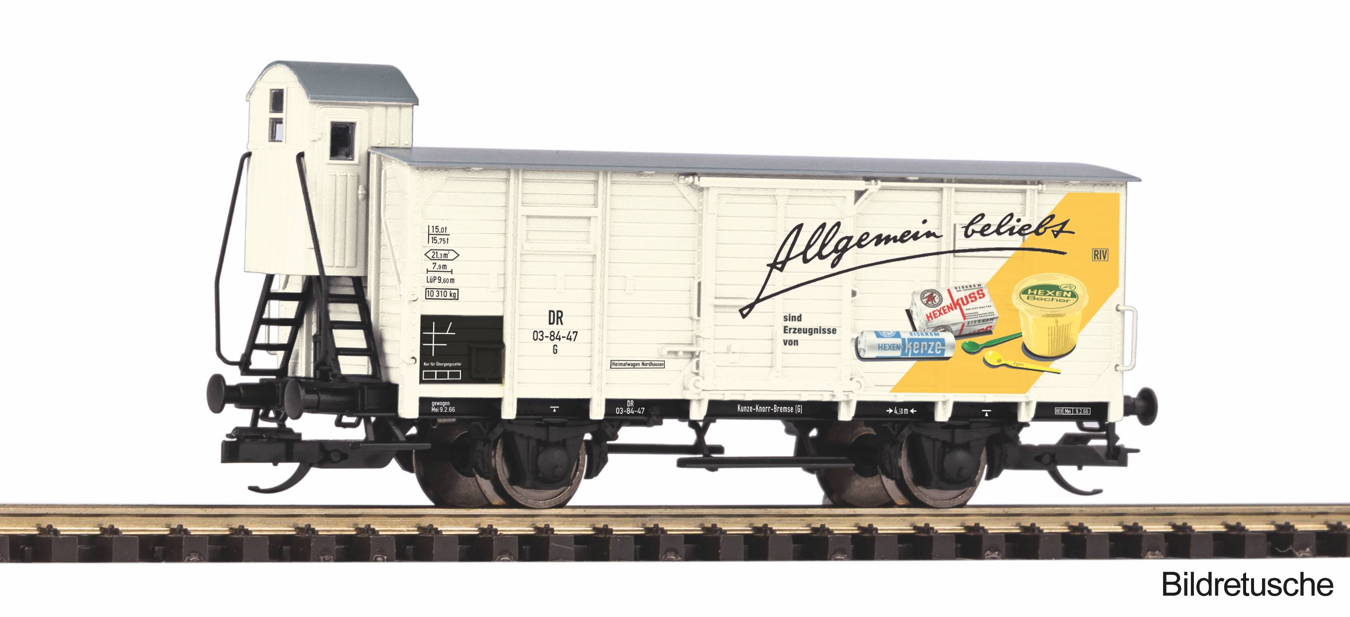 Piko 47853 DR ged. Güterwg. G02 "Hexenkuss" Ep.3