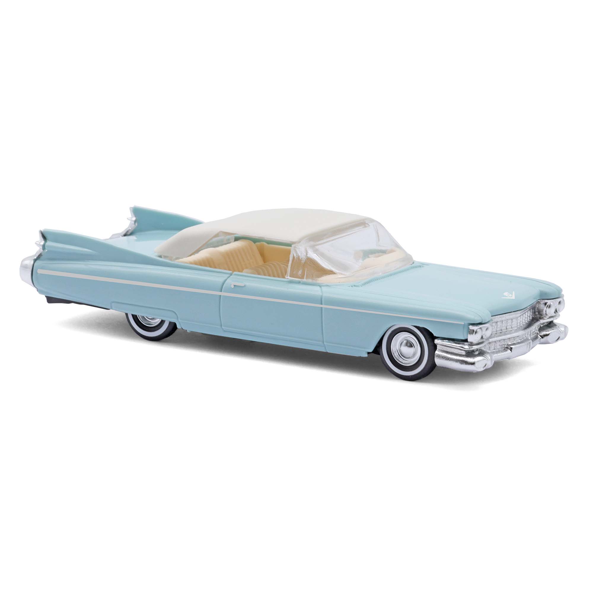 45132 Cadillac Eldorado blau/Dach weiß