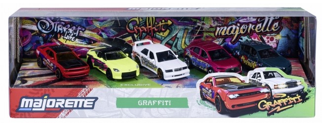 Majorette 8504105001 5er Geschenk Set: Graffiti