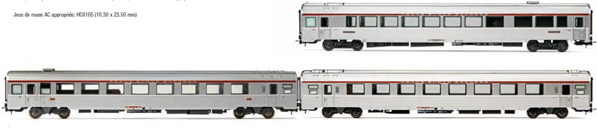 HJ4197 SNCF EC Reisezugwagen-Set Ep.5