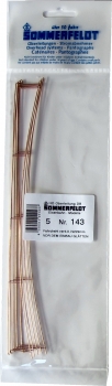 Sommerfeldt 143 Fahrdraht verkupfert 0,7 x 229 mm