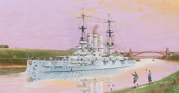 755355 Schleswig-Holstein Battleship 1908