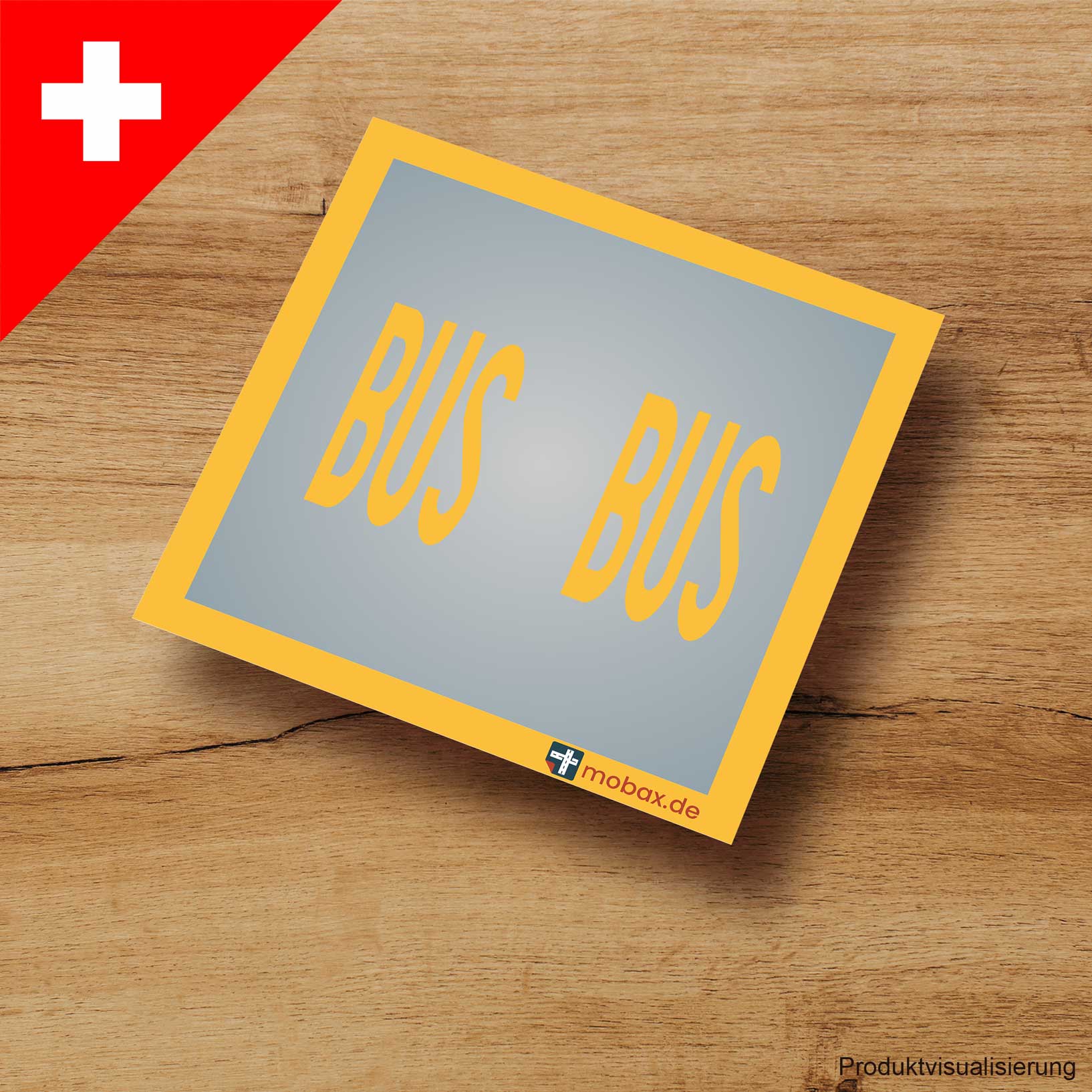 Mobax CH-G-08-H0 BUS-Straßenmarkierung gelb (CH)