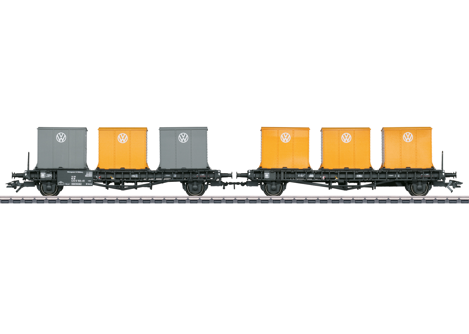 Märklin 46661 DB VW Behältertragwagen-Set 2-tlg Ep.4