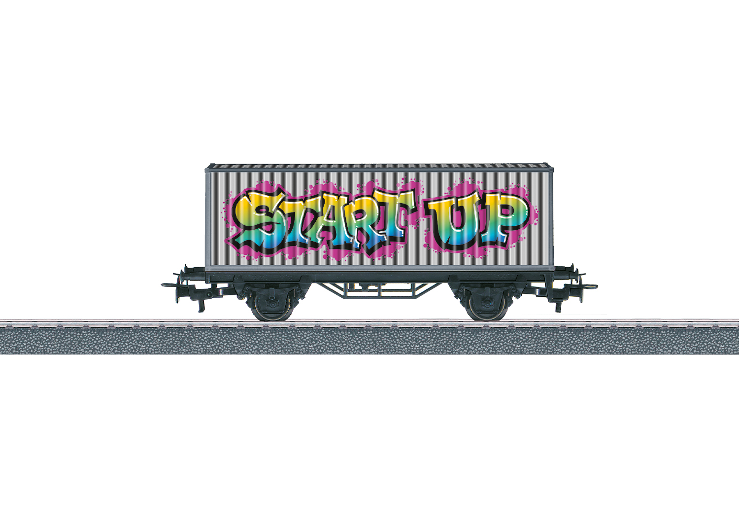 44831 Containerwagen Graffiti Ep.6