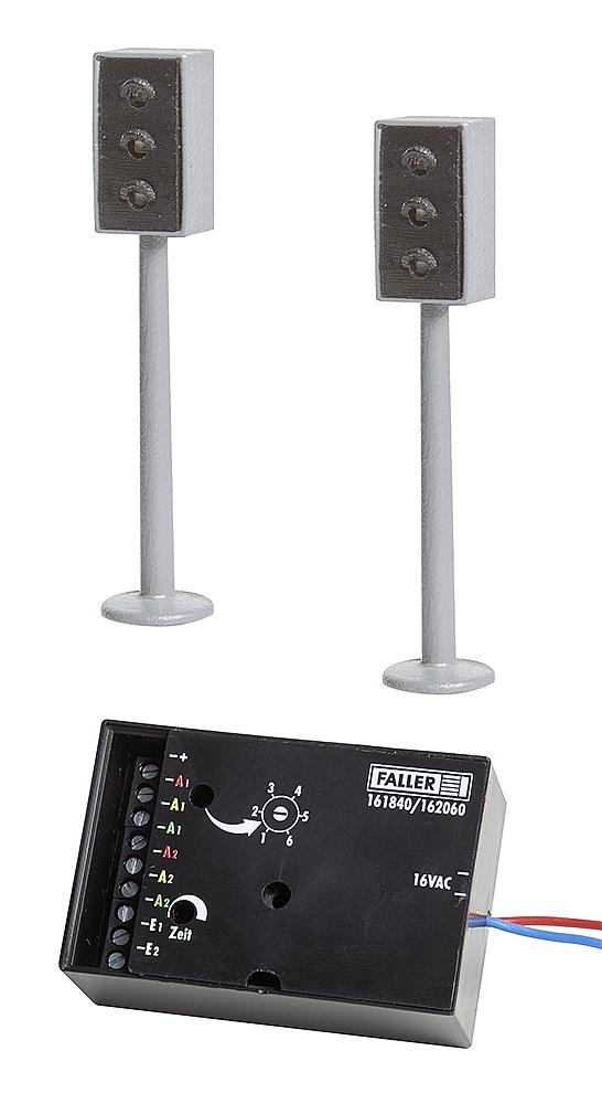 Faller 162060 2 LED-Ampeln mit Elektronik