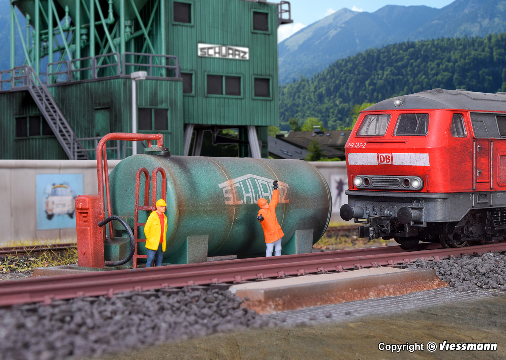 Kibri 39932 Dieseltankstelle SchwarzBau