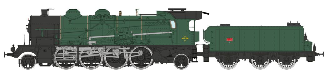 MB-160S SNCF Dampflok 5-141 D Ep.3