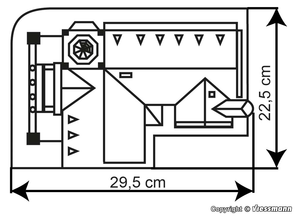 Kibri 38381 Rathaus Leer