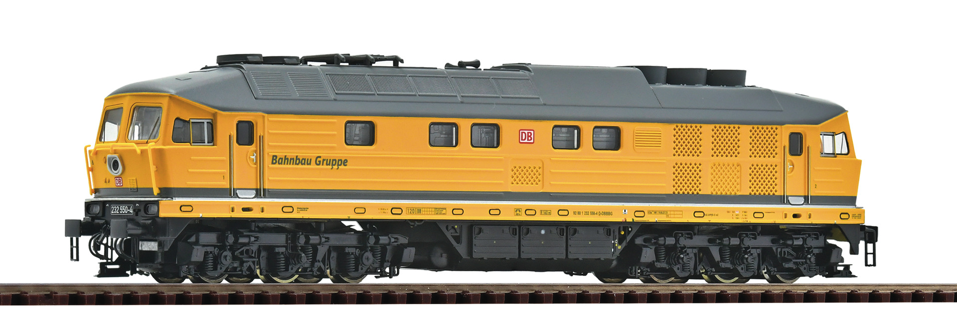 Roco 7380024 DBAG/DBBahnbau Diesellok 232 550-4 Ep.6