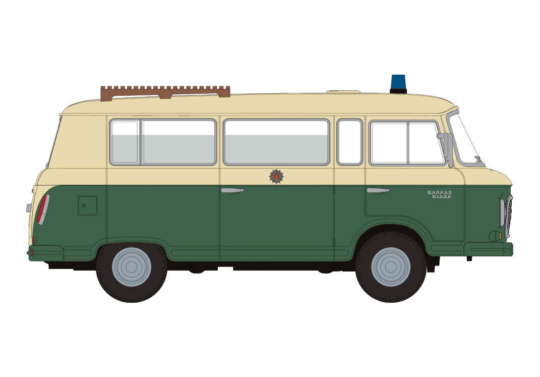 30048 Barkas B1000 Bus Volkspolizei