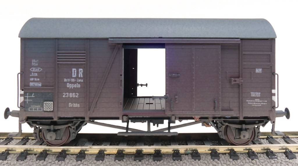 Exact-train 22076 DR Brit-US-Zone ged.Güterwg. Oppeln Ep3a