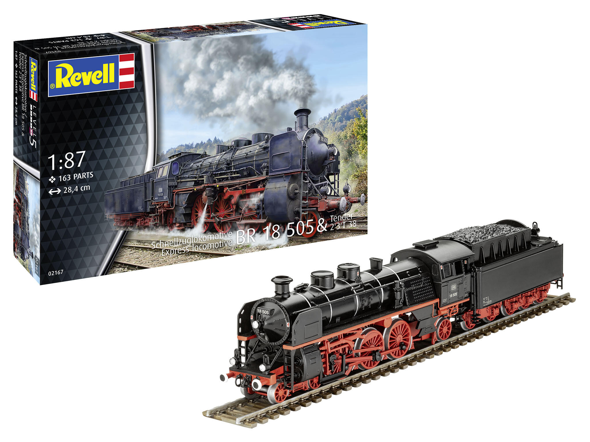 02167 BR185 05 Schnellzuglokomotive m. Tender