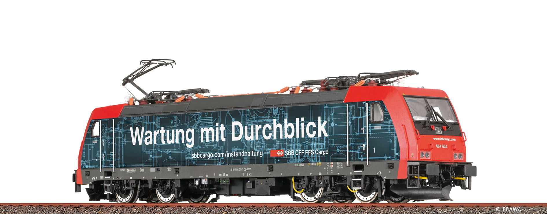 43856 SBB Cargo E-Lok BR 484 TRAXX Ep.6 AC