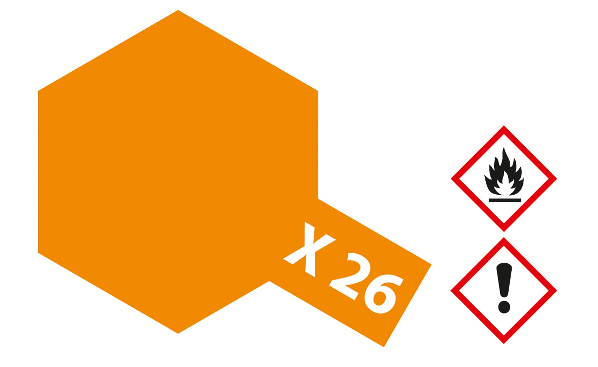 81026 X26 - Klar-Orange glänzend 23 ml