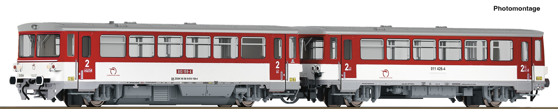 7780005 ZSSK Dieseltriebwagen 810 159-4 2tlg Ep6