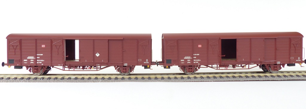 Exact-train 20469 DBAG ged. Güterwagen Gbs Set 2-tlg. Ep.6