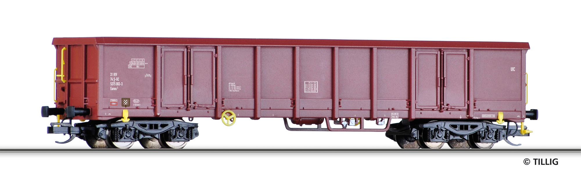15673 Green Cargo off. Güterwagen Eanos Ep.6
