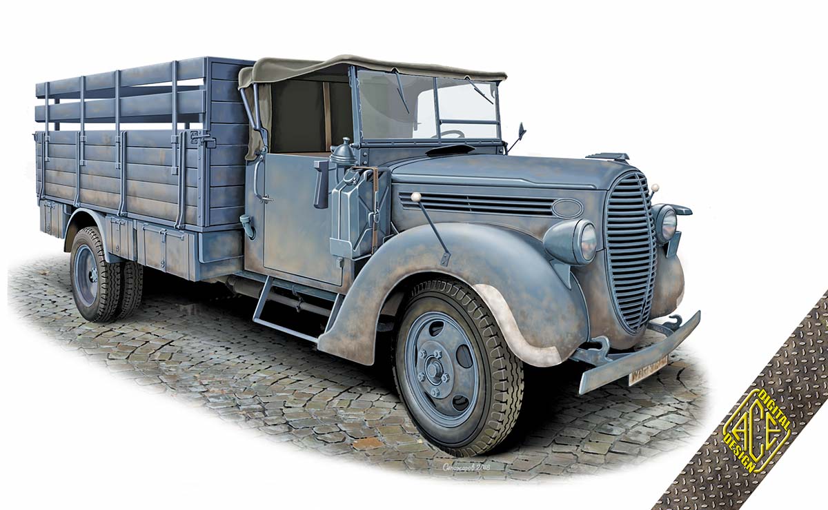 72575 G917T 3t German cargo truck