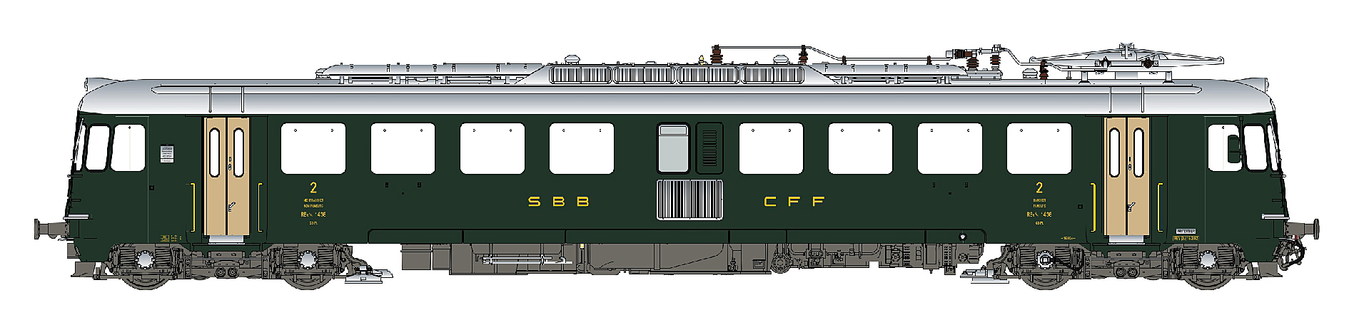 17051S SBB Triebwagen RBe 4/4 Ep.4