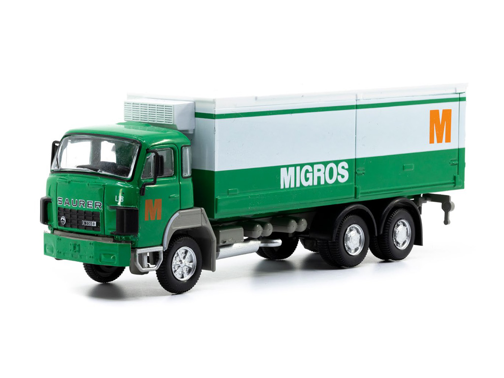 85.002389 Saurer D250B F6×2 Kühlkoffer-LKW Migros