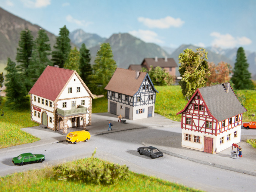 44310 Dorf-Set, 3-teilig