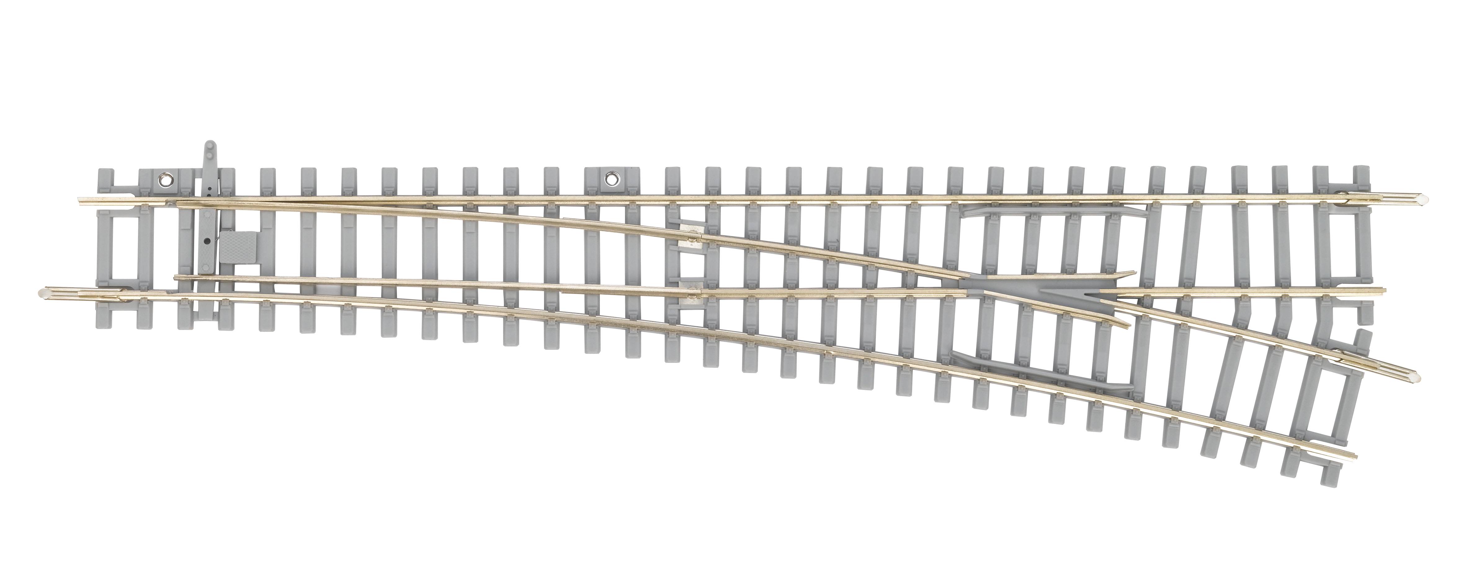 55171 A Weiche rechts mit Betonschwellen