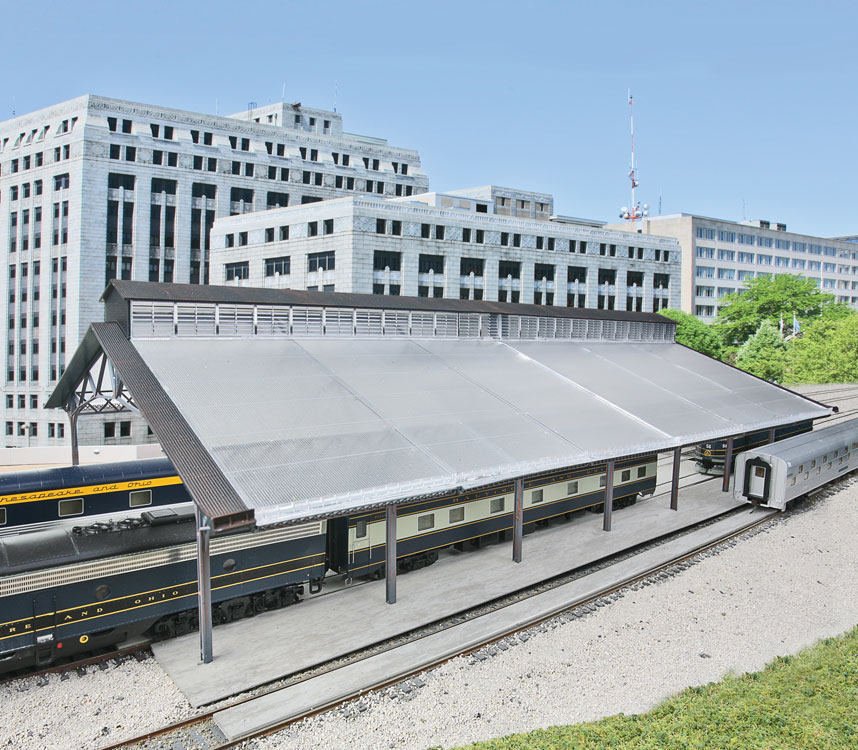 Walthers 2984 Train Shed w/Clear Roof