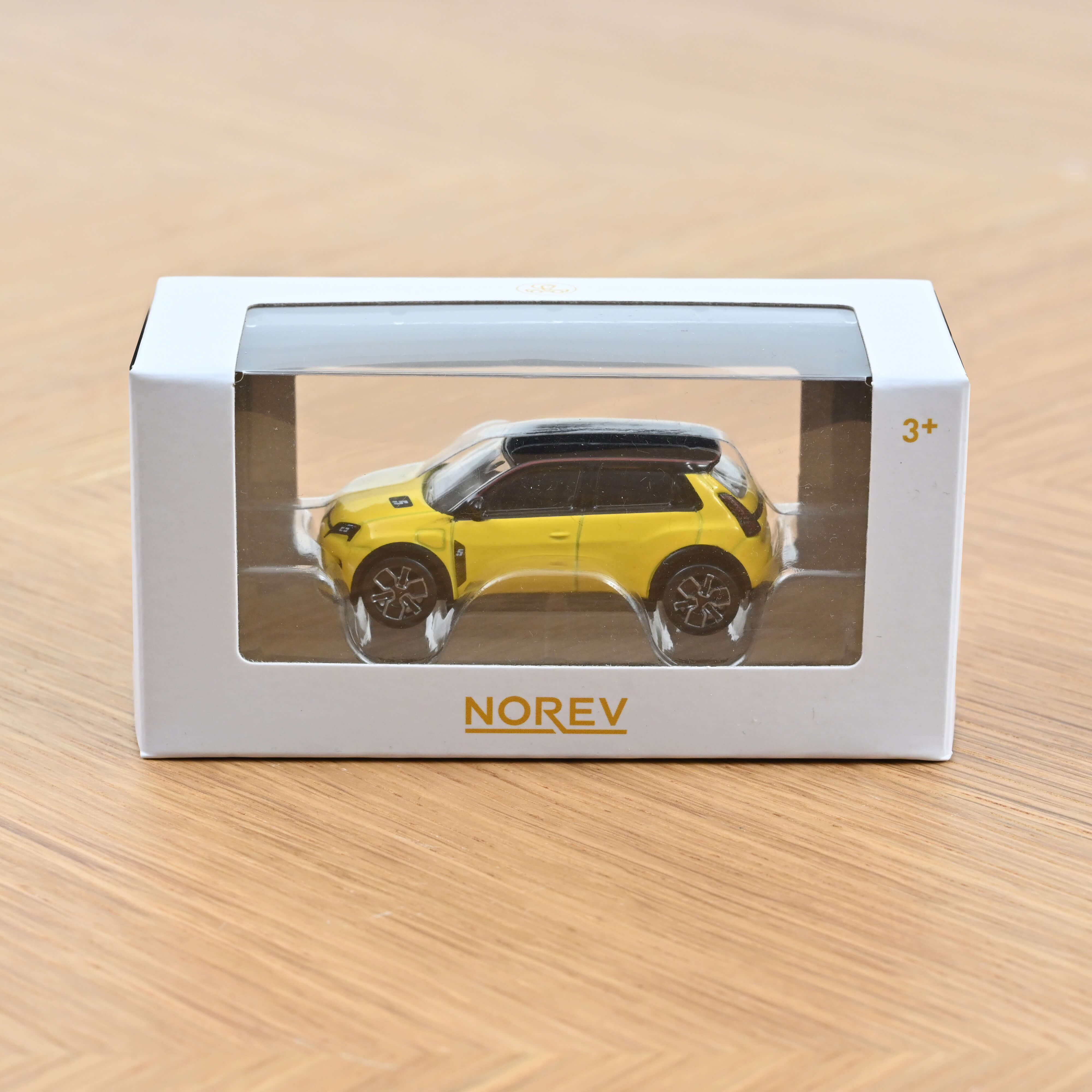 Norev 310973 Renault 5 E-Tech Electric Yellow Pop&bla