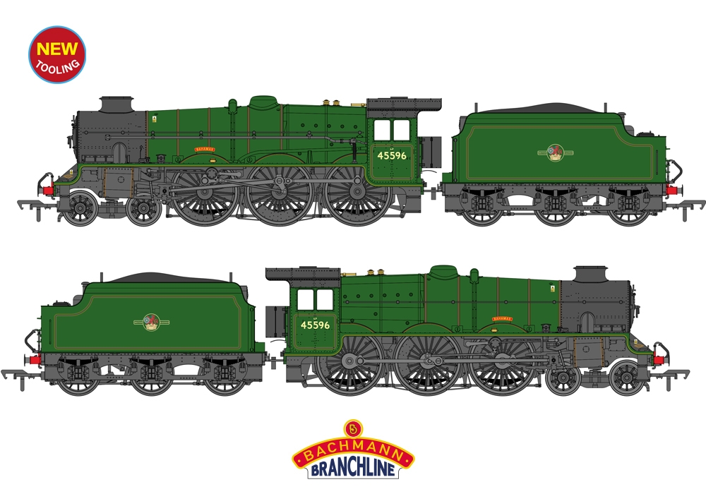 35-977A LMS Jubilee with Double Chimney & Welde