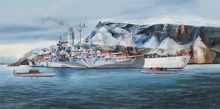 755359 German Tirpitz Battleship