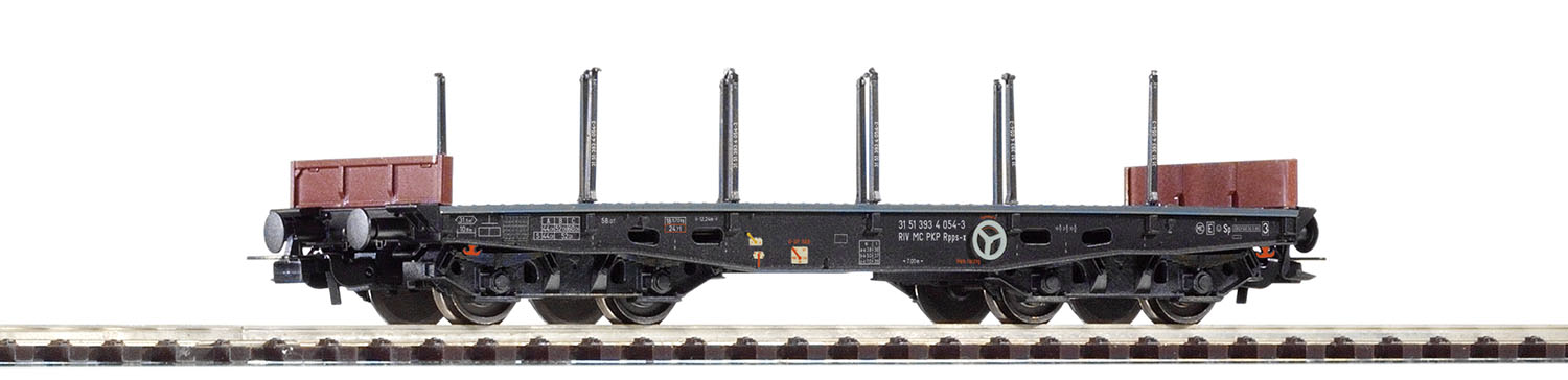 Piko 58414 PKP Rungenwagen 4-achs Ep.4