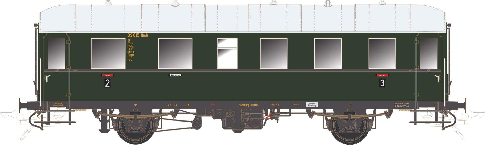 41127-01 DB Einheitsnebenbahnwagen BCi-34 Ep.3