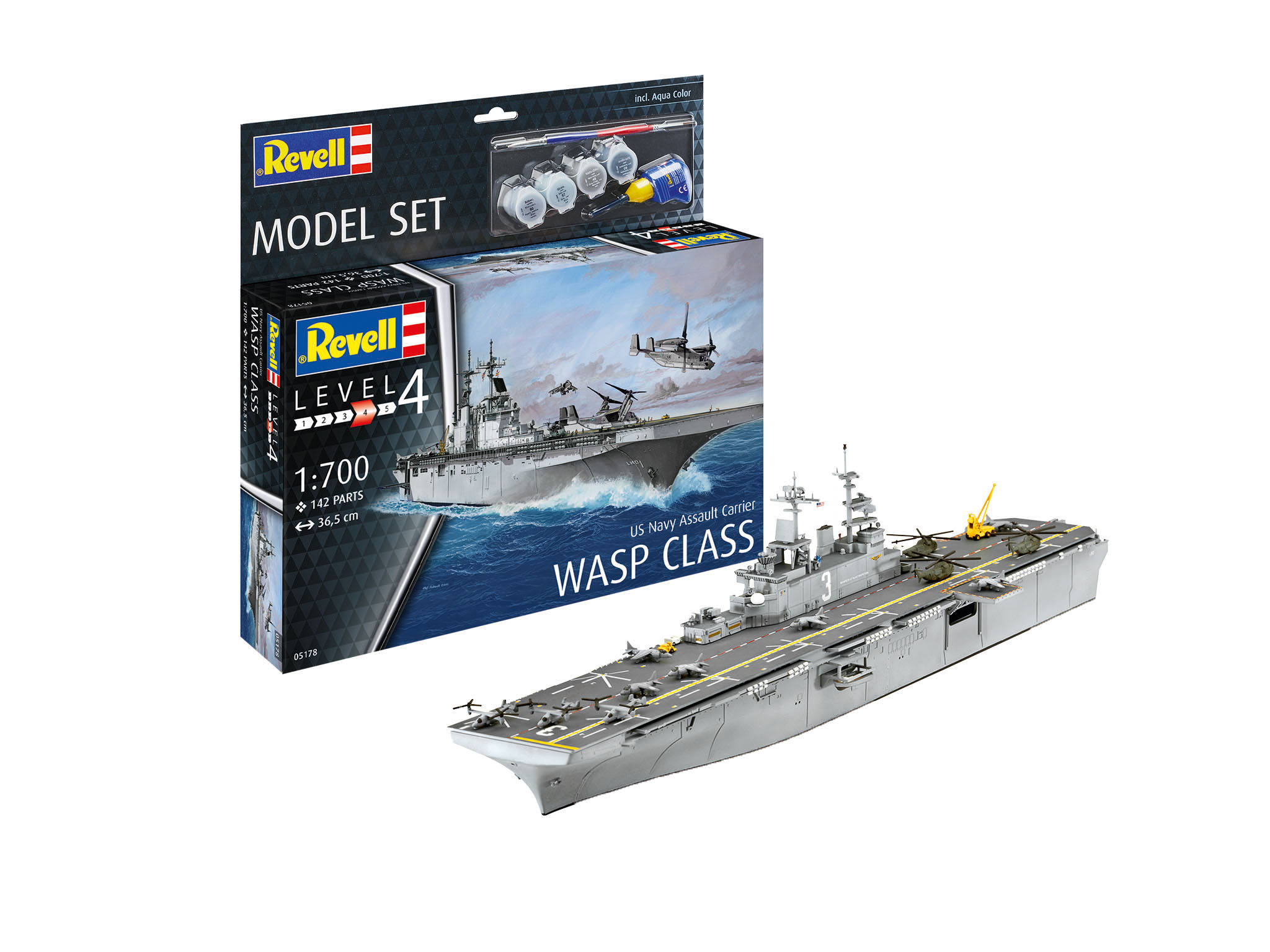 65178 ModelSet: Assault Carrier USS WASP CLASS